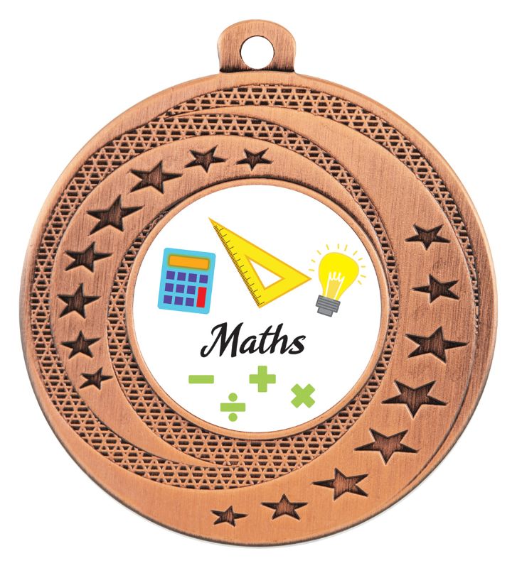 ASW124B Wayfare Medal Maths Bronze 5cm
