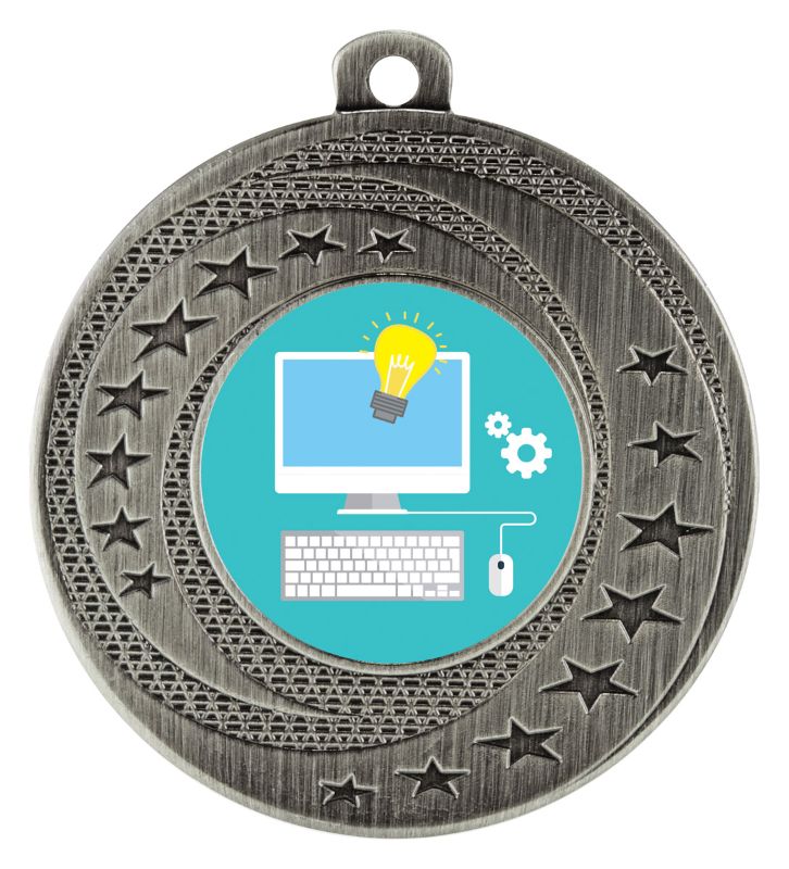 ASW127S Wayfare Medal IT Silver 5cm