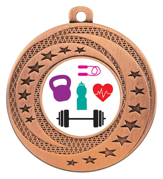 ASW132B Wayfare Medal Fitness Bronze 5cm