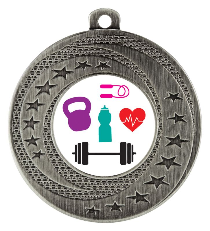 ASW132S Wayfare Medal Fitness Silver 5cm