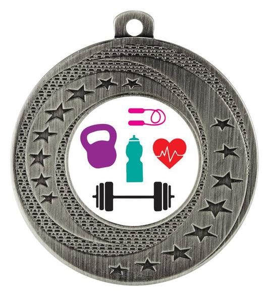 ASW132S Wayfare Medal Fitness Silver 5cm