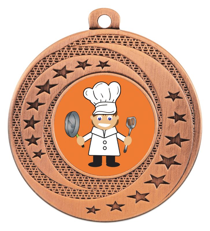 ASW137B Wayfare Medal Chef Bronze 5cm
