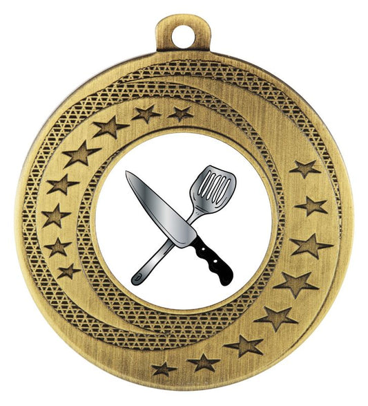ASW138G Wayfare Medal Cooking Gold 5cm