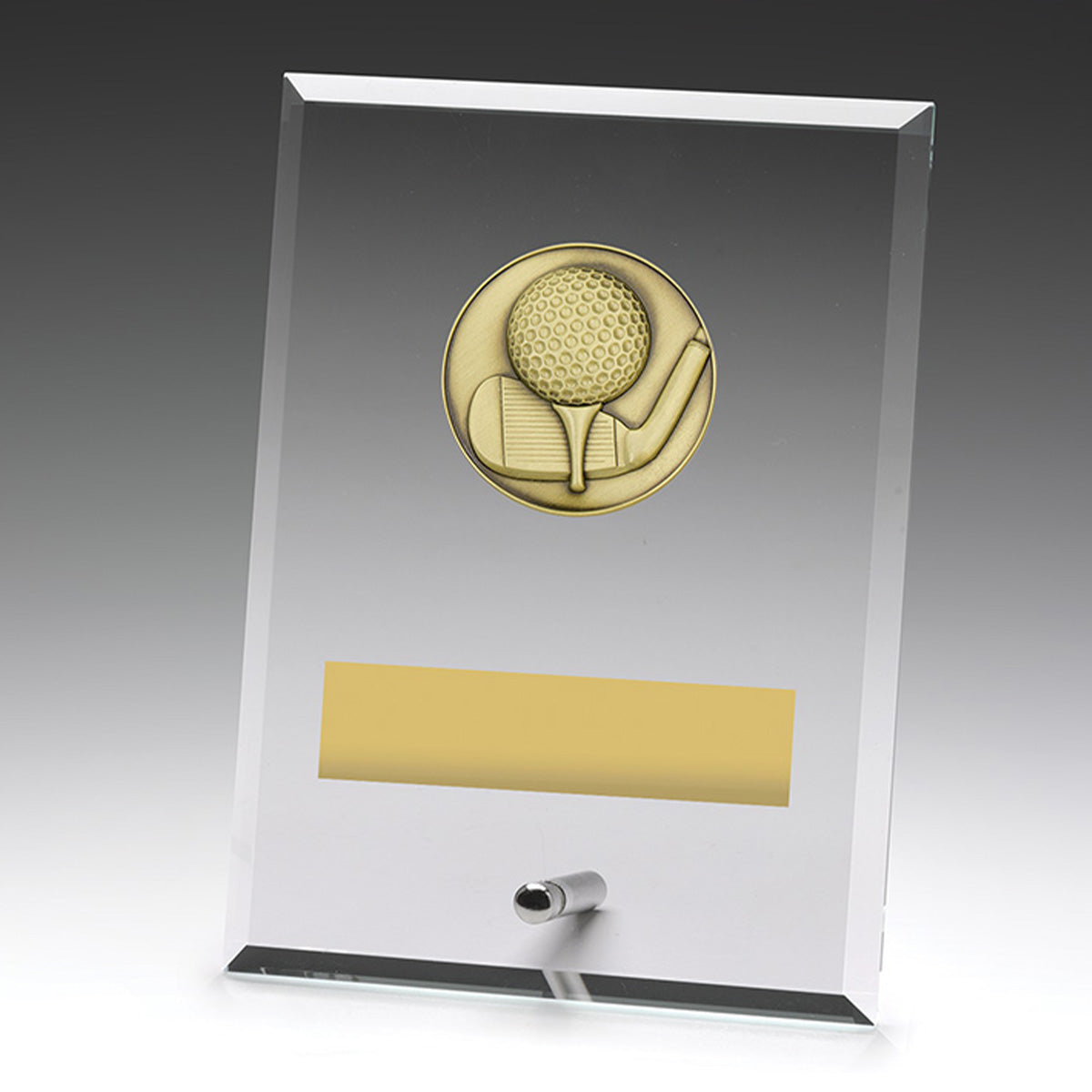 DY117 Glass Plaques - Golf