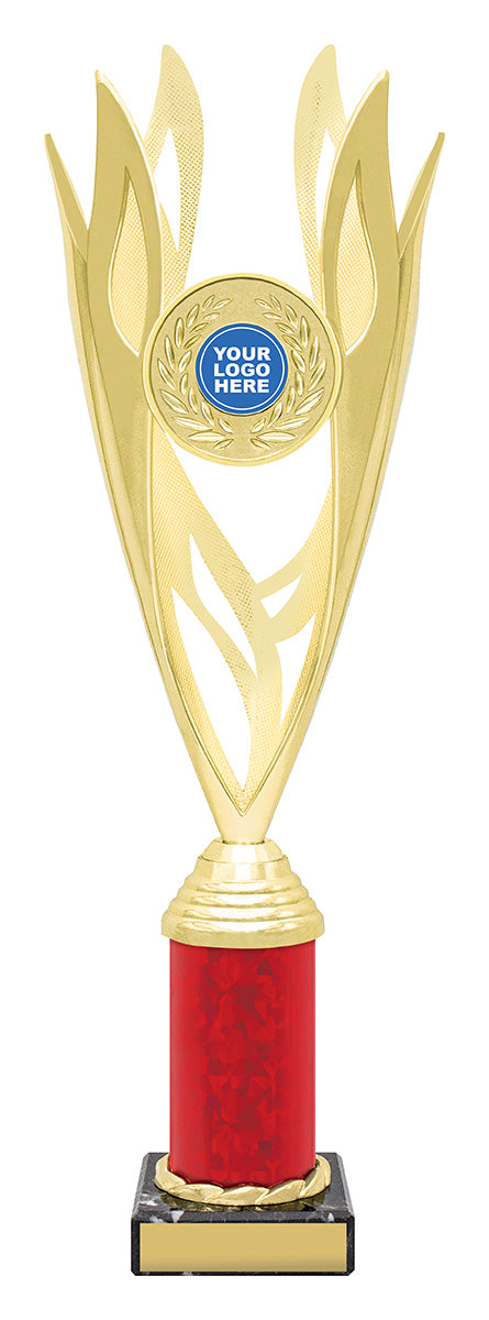 D577 Lantern - Gold / Red