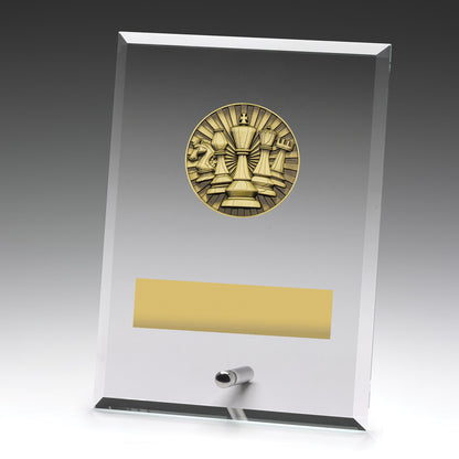 DY178 Glass Plaques - Chess
