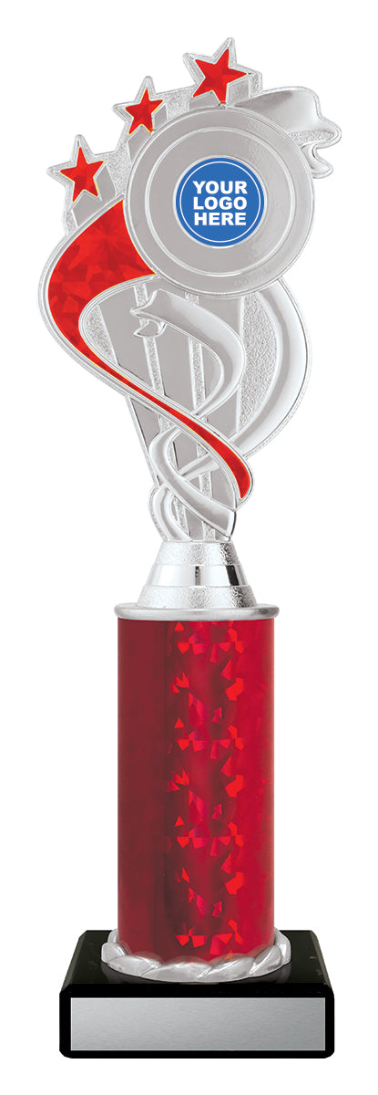 D5185 Ribbon Star - Red