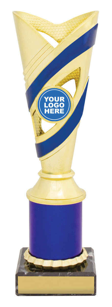 D598 Curve Cups - Gold / Blue