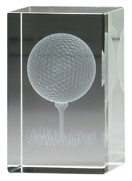 CB817 Golf Hologram Block 8cm