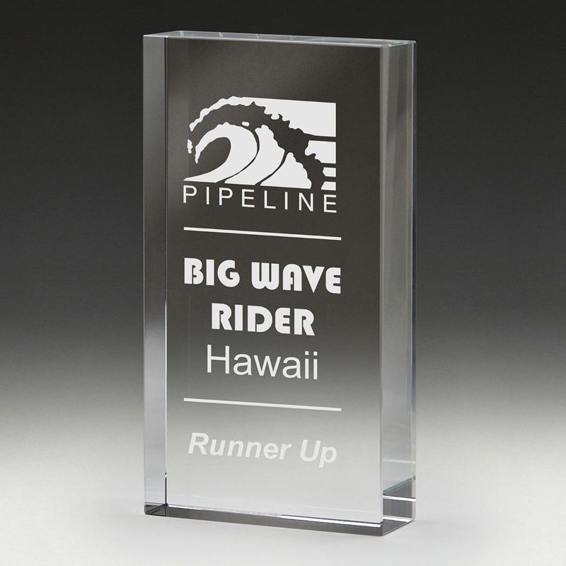 CC101S Crystal Block Award 12cm