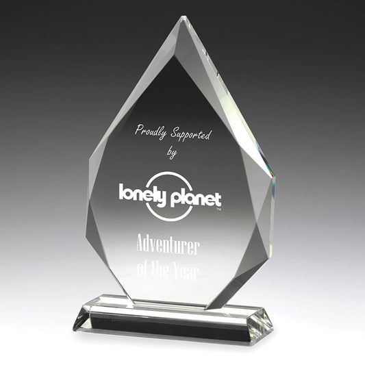 CC647C Crystal Recognition Arrowhead Award 22cm