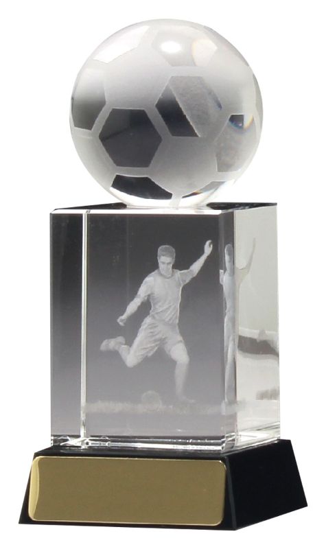 CH880S Football Hologram Crystal 13cm