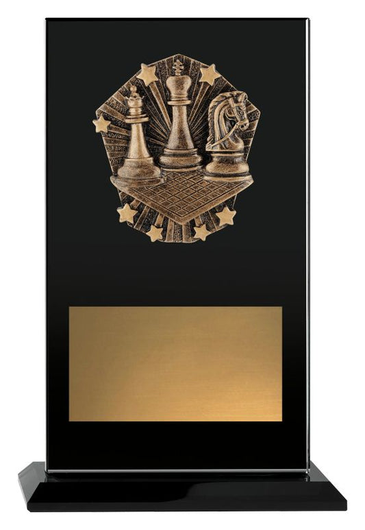 CKG278A Cosmos Glass Chess 18.5cm
