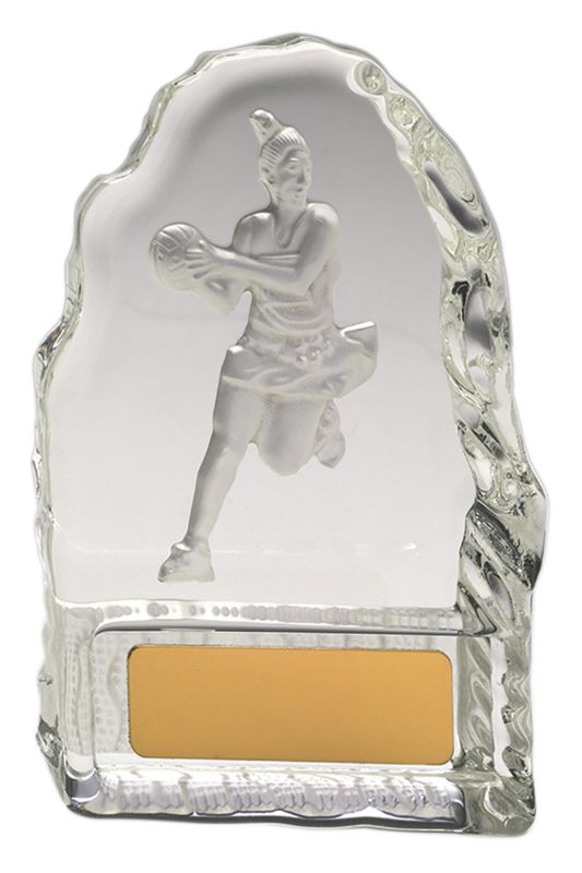 CN837 Netball Crystal Iceberg 11cm