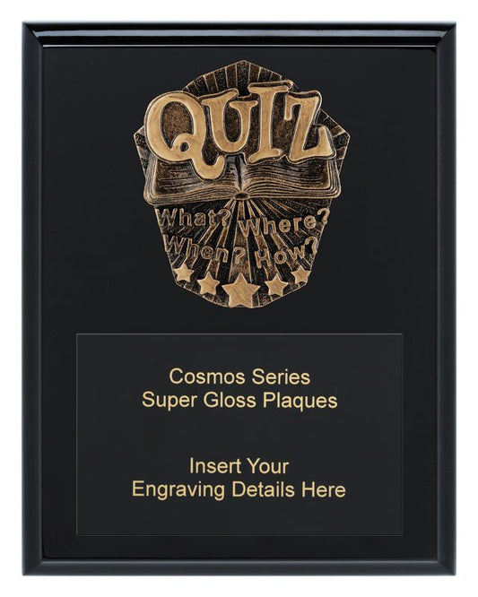 CRK706C Cosmos Super Plaque Quiz 25cm