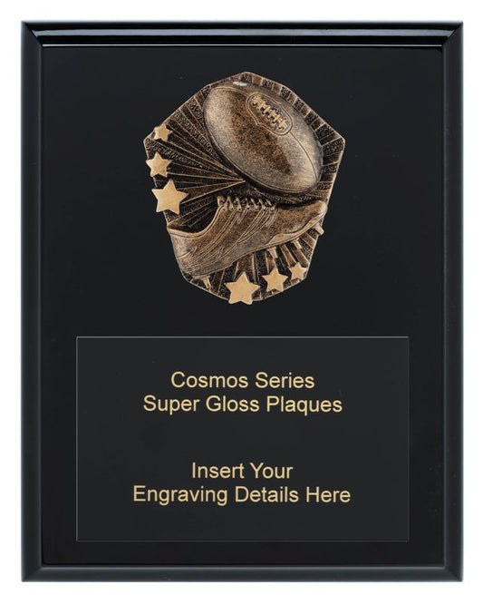 CRK731B Cosmos Super Plaque Aussie Rules 22.5cm