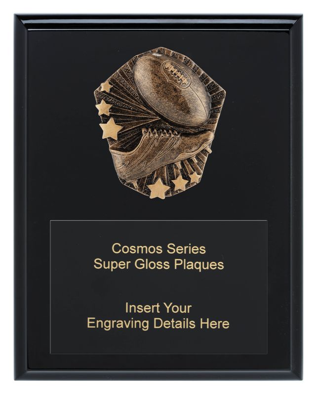 CRK731C Cosmos Super Plaque Aussie Rules 25cm
