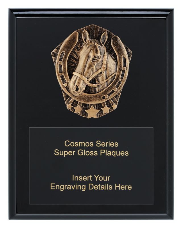 CRK735A Cosmos Super Plaque Horse 20cm