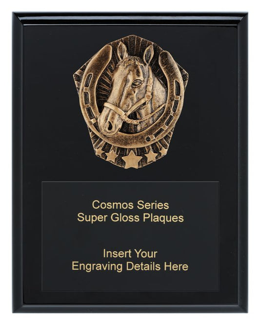 CRK735C Cosmos Super Plaque Horse 25cm