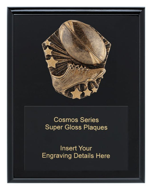 CRK739B Cosmos Super Plaque Rugby 22.5cm