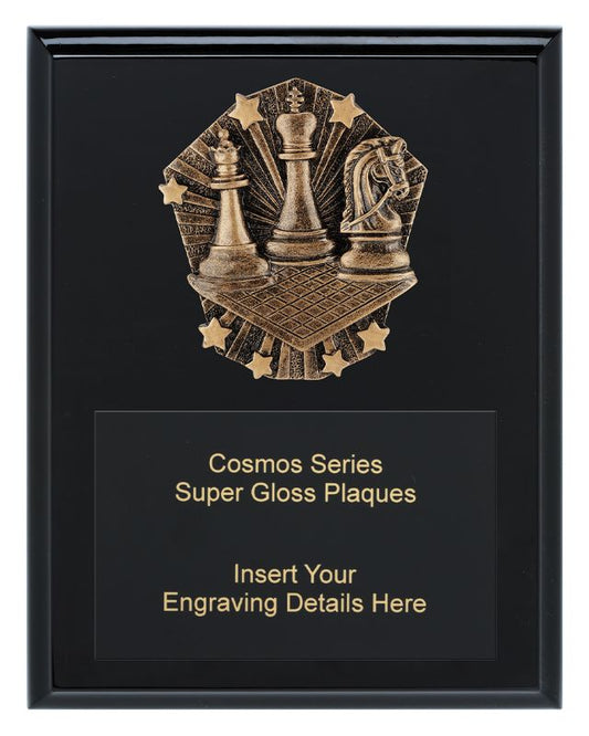 CRK778A Cosmos Super Plaque Chess 20cm