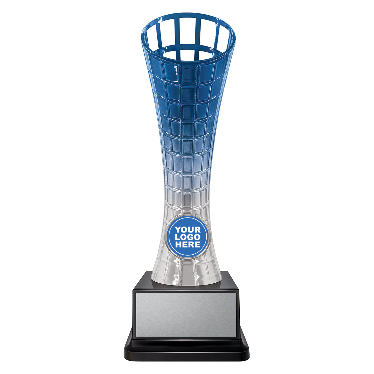CUP292 Clarion Cup - Silver / Blue