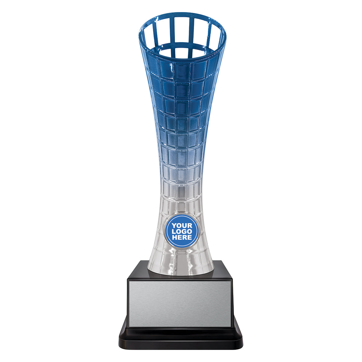 CUP292 Clarion Cup - Silver / Blue