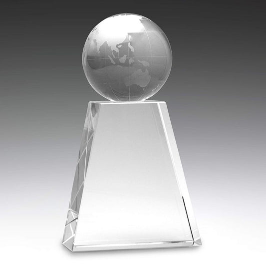 CY825B Crystal Geo Tower 18cm