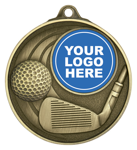 MC909 Golf Medal - Insert Option