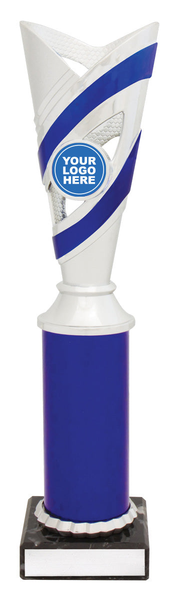 D5101 Curve Cups - Silver / Blue