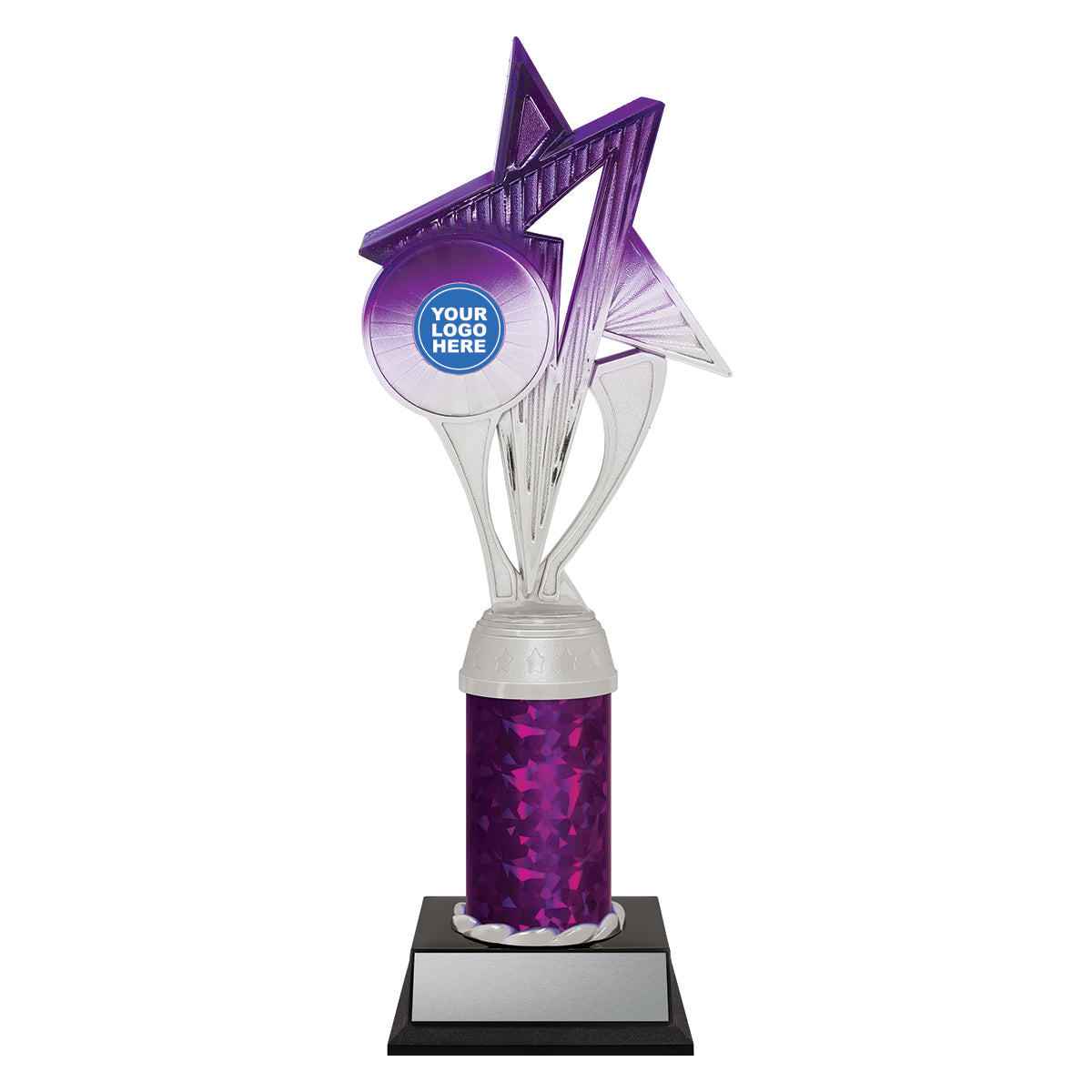 D612 Brightstar - Silver / Purple