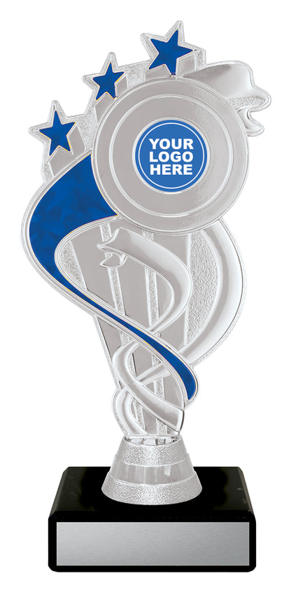 D5186 Ribbon Star - Blue