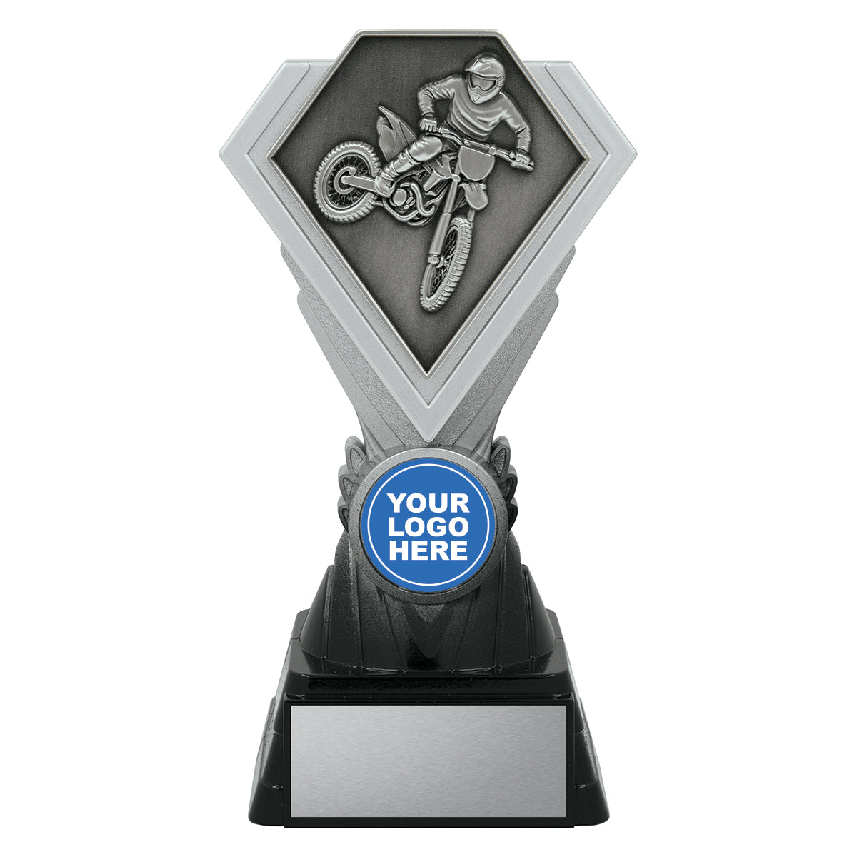 DK468 Diamond Silver - Motocross