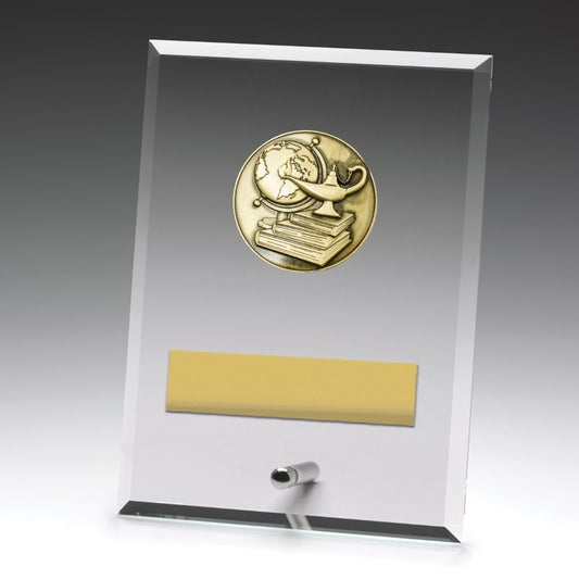 DY105B Glass Plaque Academic 17.5cm