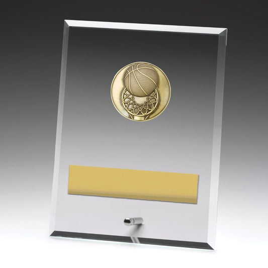 DY134C Glass Plaque Basketball 20cm