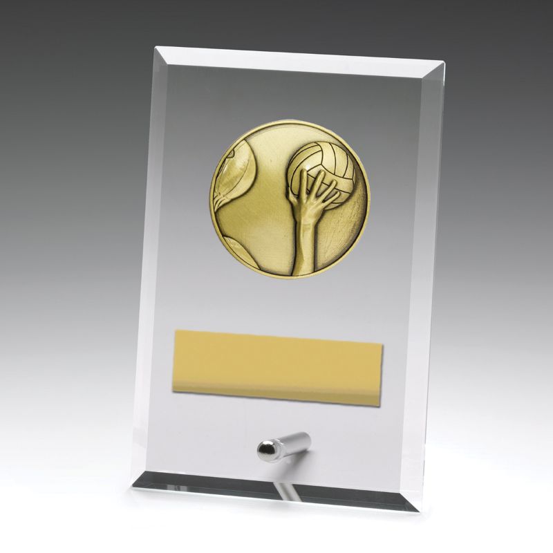 DY170A Glass Plaque Water Polo 15cm