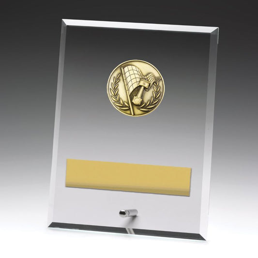 DY184C Glass Plaque Motorsport 20cm