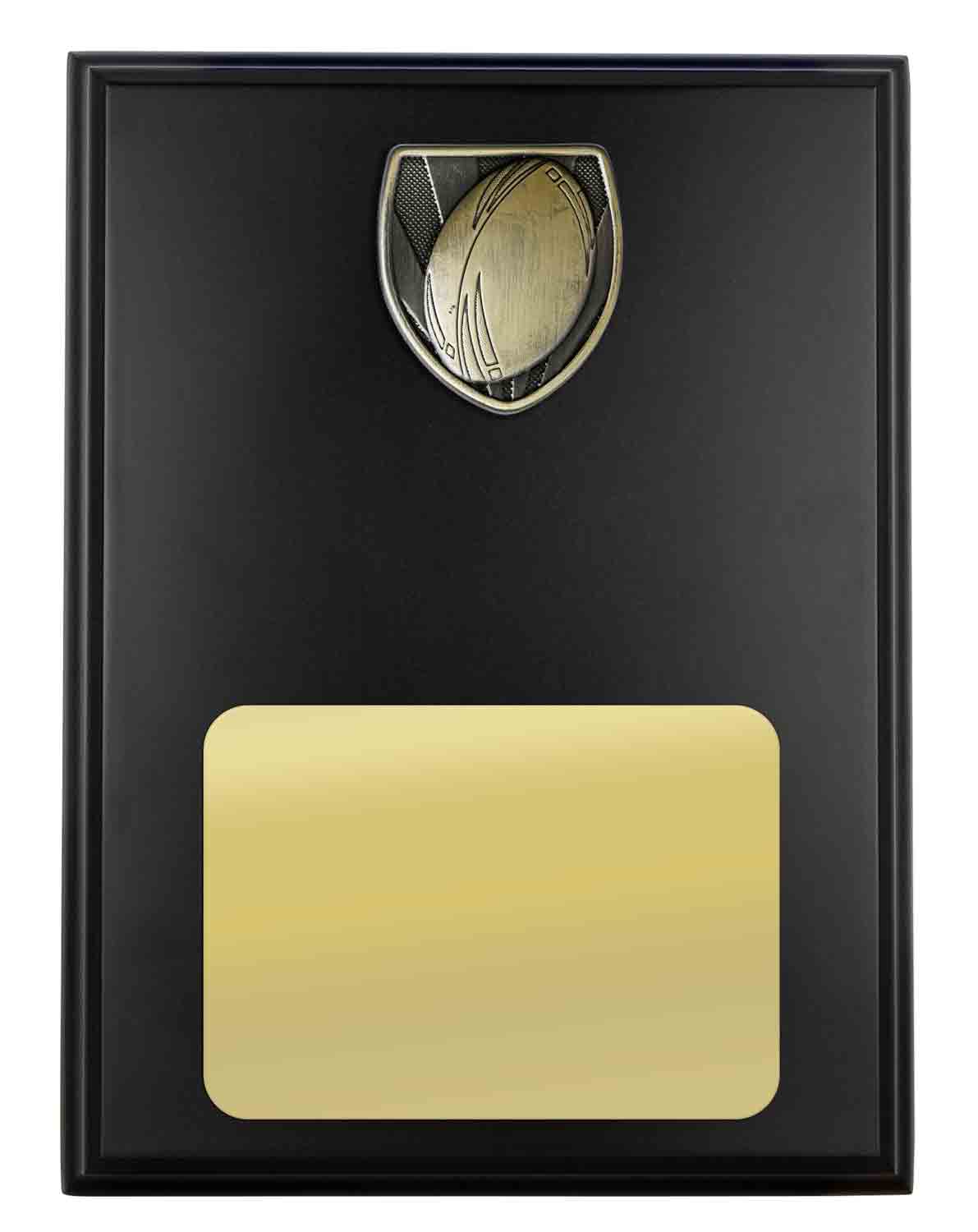 R24-0305-hero Plaque with Rugby Trim