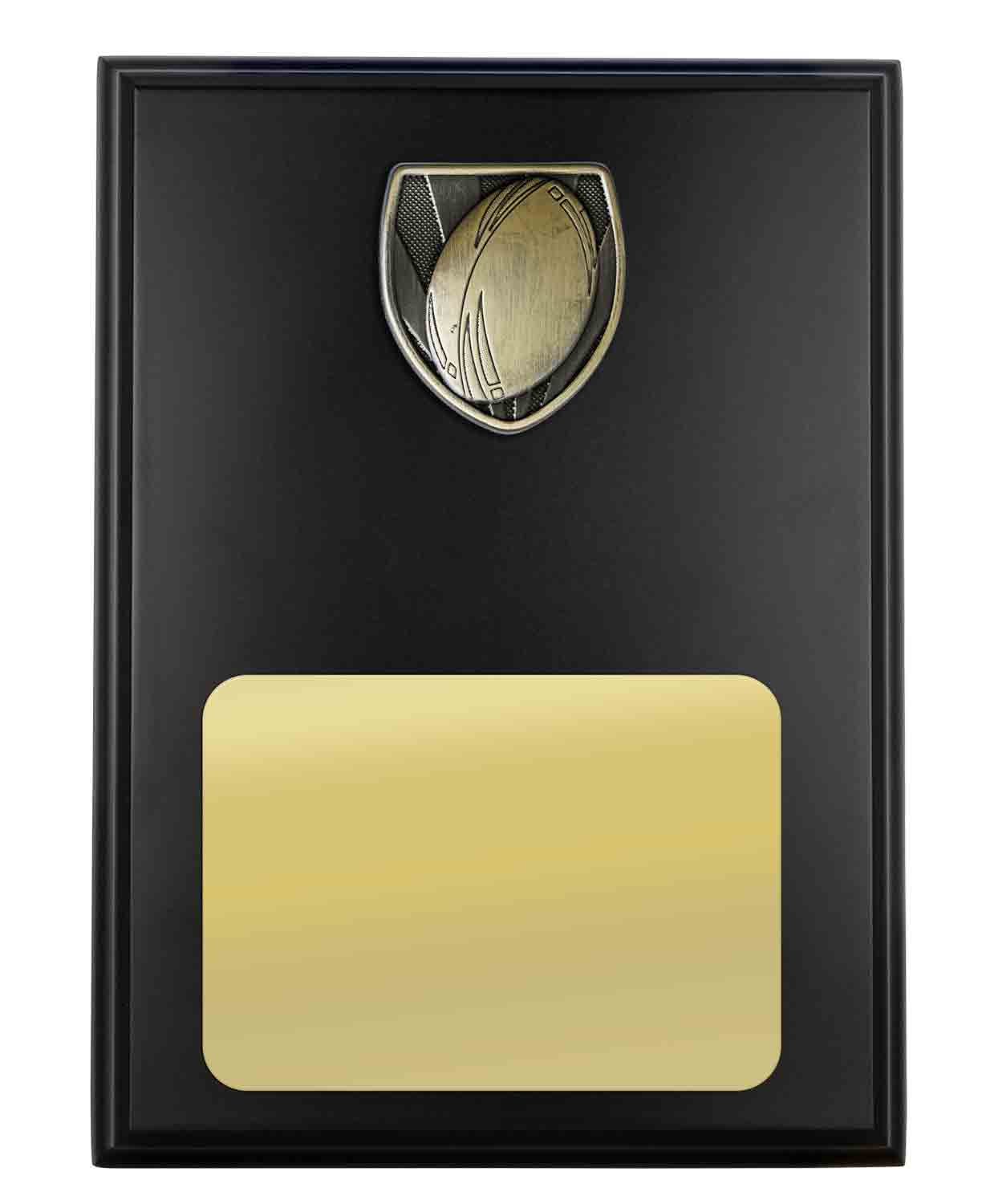 R24-0305-hero Plaque with Rugby Trim