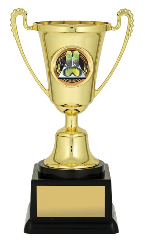 FFC91B Skiing 3D Cup 15cm