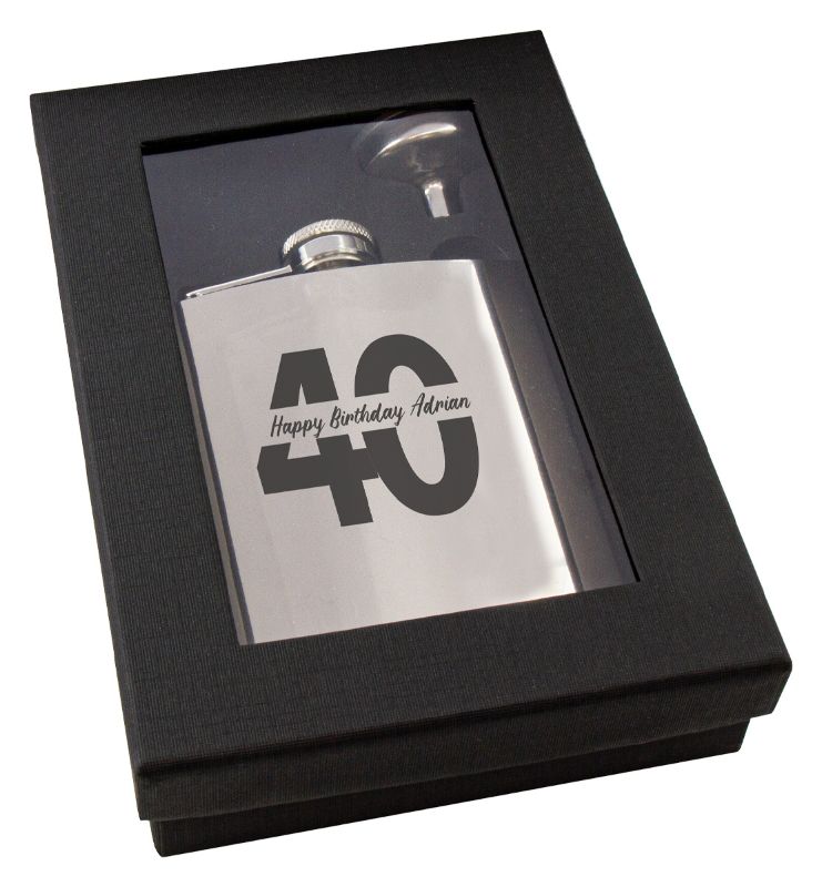 FSK11 Stainless Steel Flask Gift Set 6oz