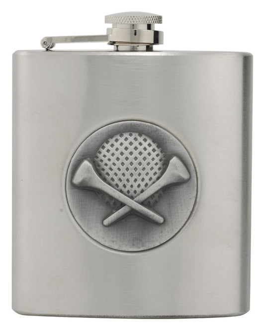 FSK17 Golf Stainless Steel Flask 6oz