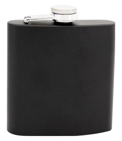 FSK67 Laserable Matte Black Flask 6oz