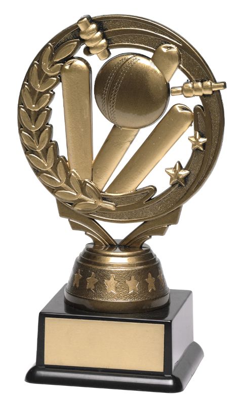 FT140A Cricket Gold Torch Trophy 15cm