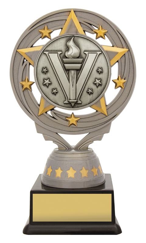 FT201A Silver Torch Victory Trophy 15cm