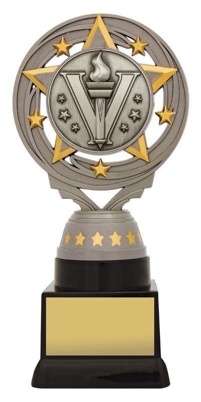 FT201C Silver Torch Victory Trophy 18cm
