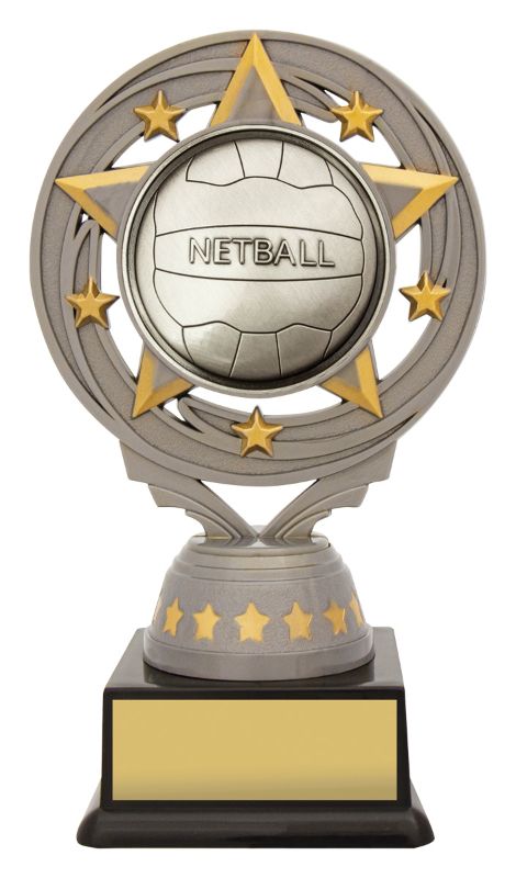 FT591A Silver Torch Netball 15cm