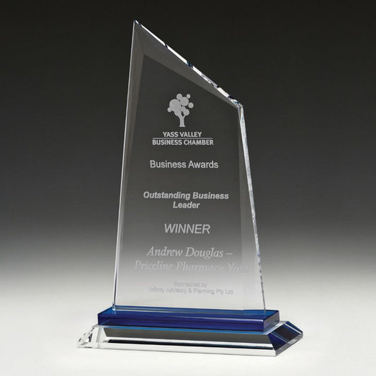 GB343S Eternity Peak Glass Award 18.5cm