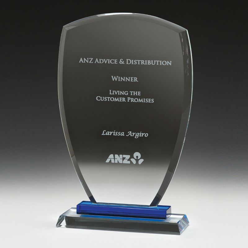GB390M Blue Shield Glass 20.5cm