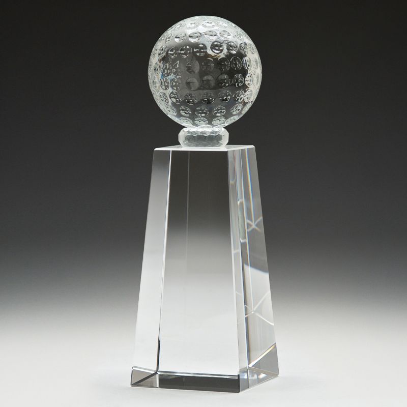 GG180 Golf Crystal Pedestal 19cm